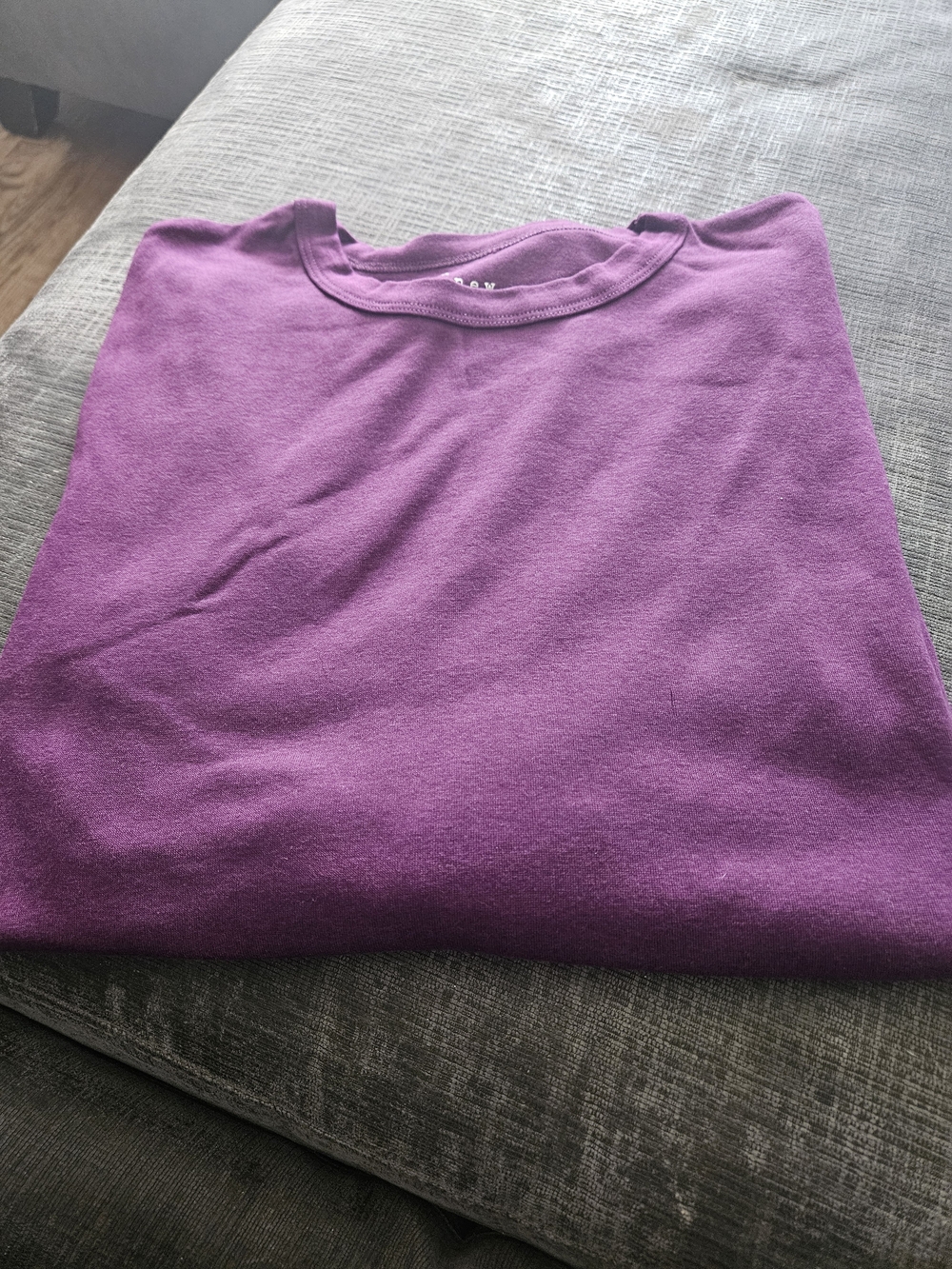 Purple Crewneck Long Sleeve Shirt